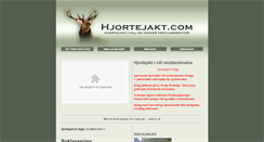 Desktop Screenshot of hjortejakt.com