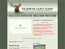 Tablet Screenshot of hjortejakt.com